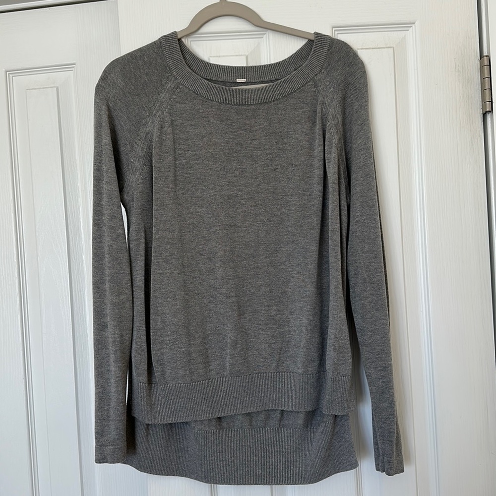Lululemon oversized gray sweater